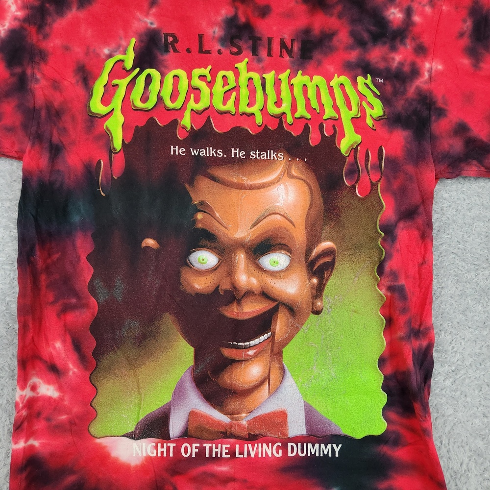 Goosebumps Shirt Mens Medium Slappy Night Of The Living Dummy Graphic Horror